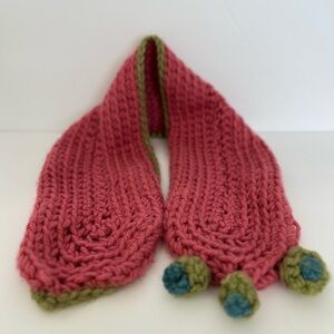 NEW! Skinny Knits Pink Child Youth Scarf Neck Wrap Size Small